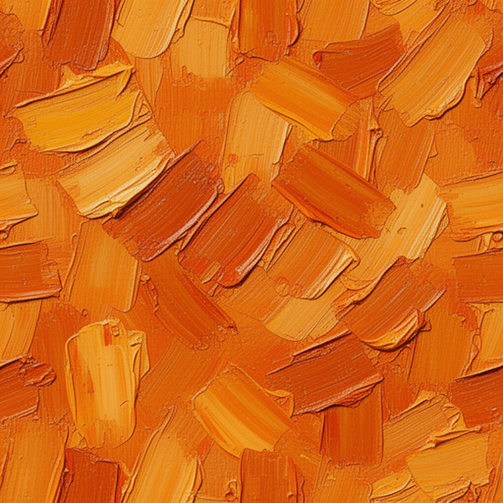 Seamless Abstract Orange Paint Stroke Texture