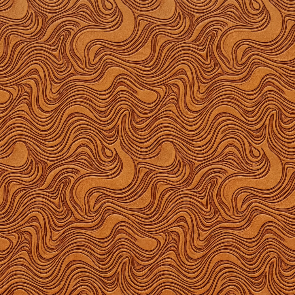 Seamless Wavy Line Texture Pattern