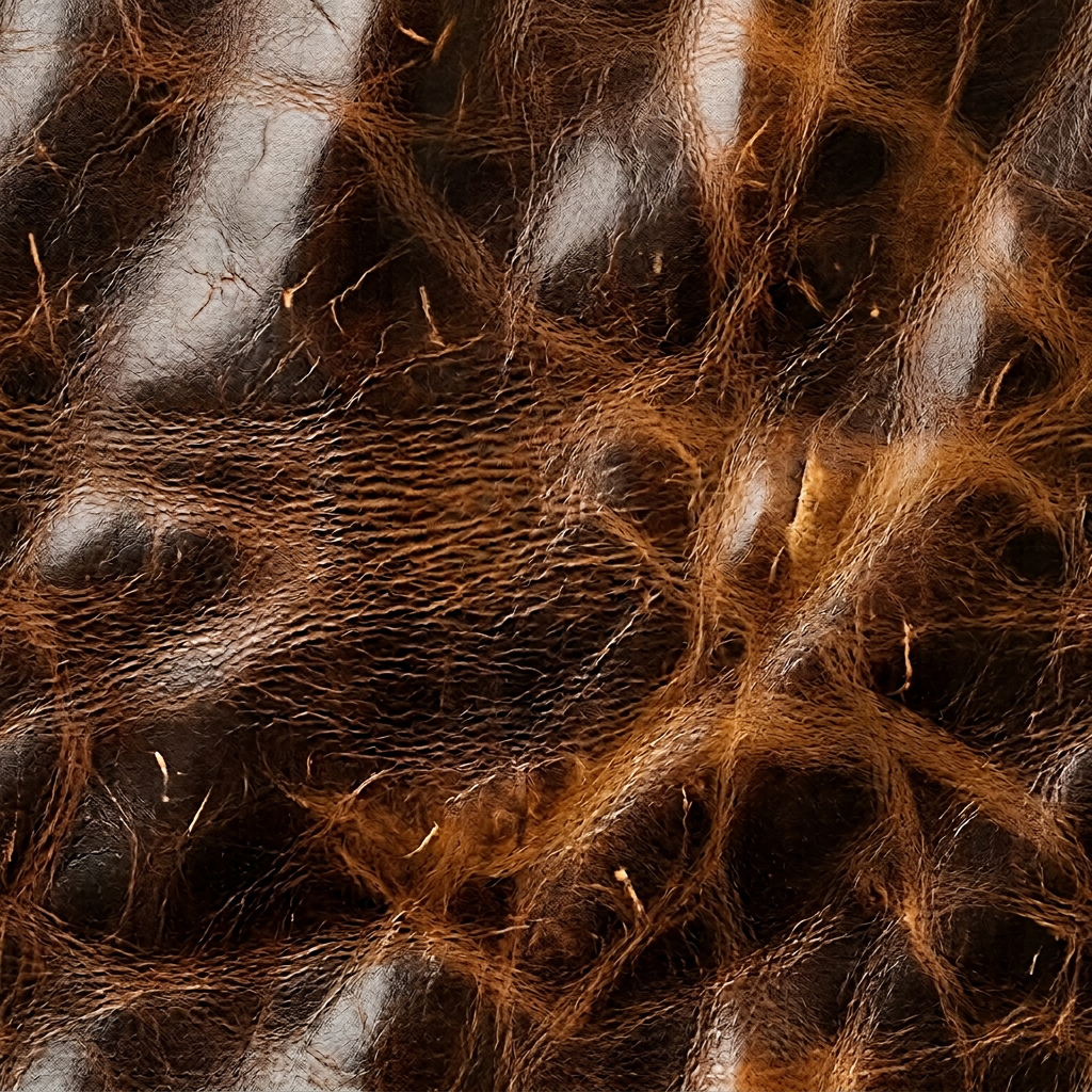 Distressed Brown Leather Texture Pattern