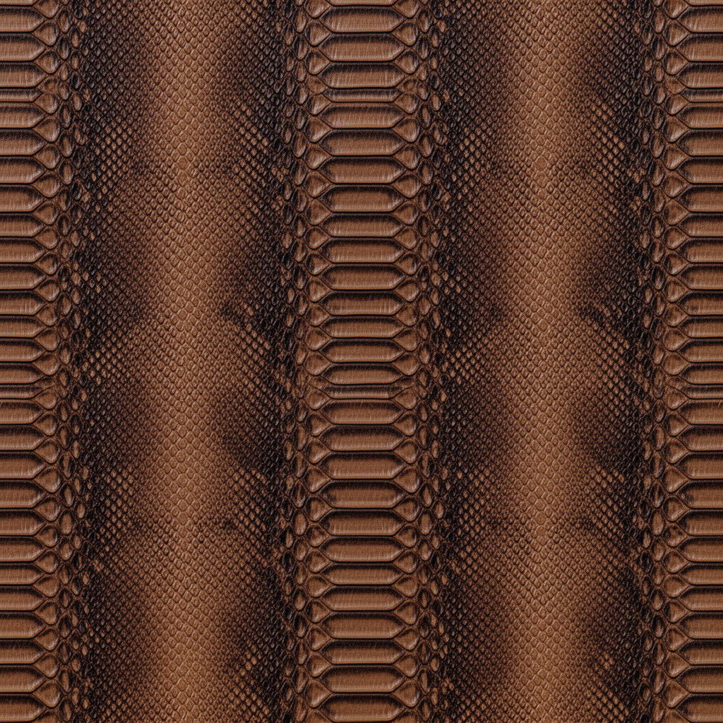 Seamless Brown Snake Skin Texture Pattern