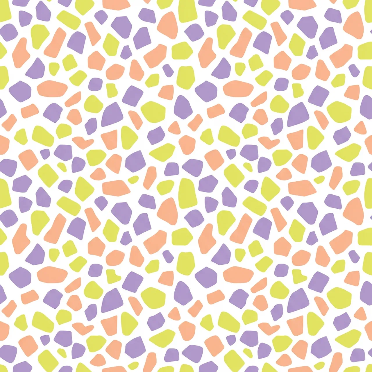 Laser cut and engrave Seamless Terrazzo Pattern With Multicolored Geometric Shapes