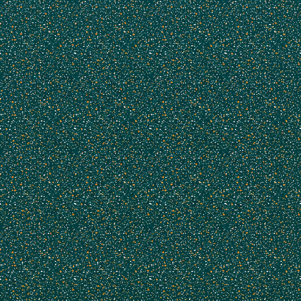 Abstract Speckled Texture Pattern With White and Orange Dots