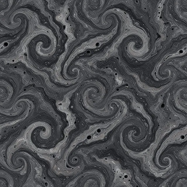 Seamless Abstract Swirl Pattern With Marble Texture