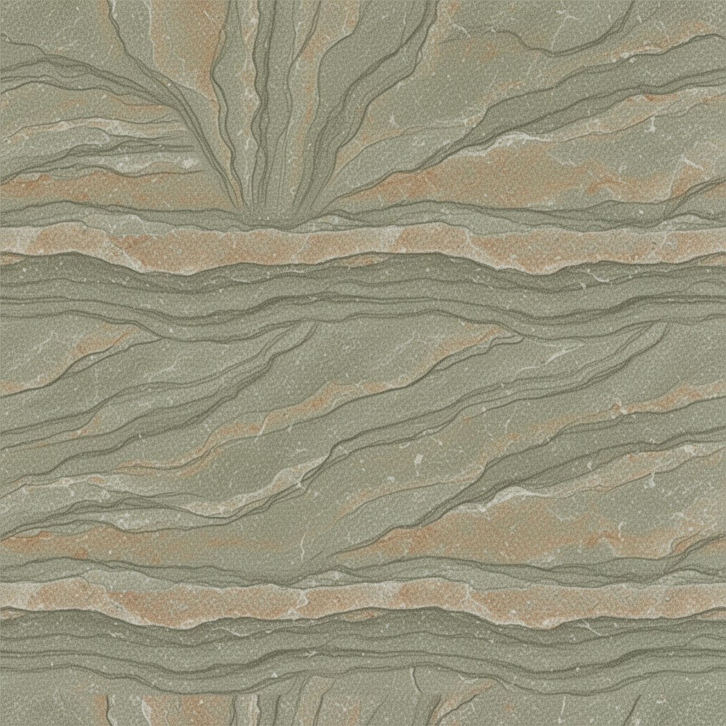 Seamless Wavy Abstract Texture With Horizontal Flowing Lines