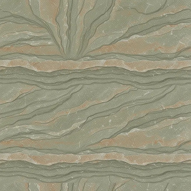 Seamless Wavy Abstract Texture With Horizontal Flowing Lines