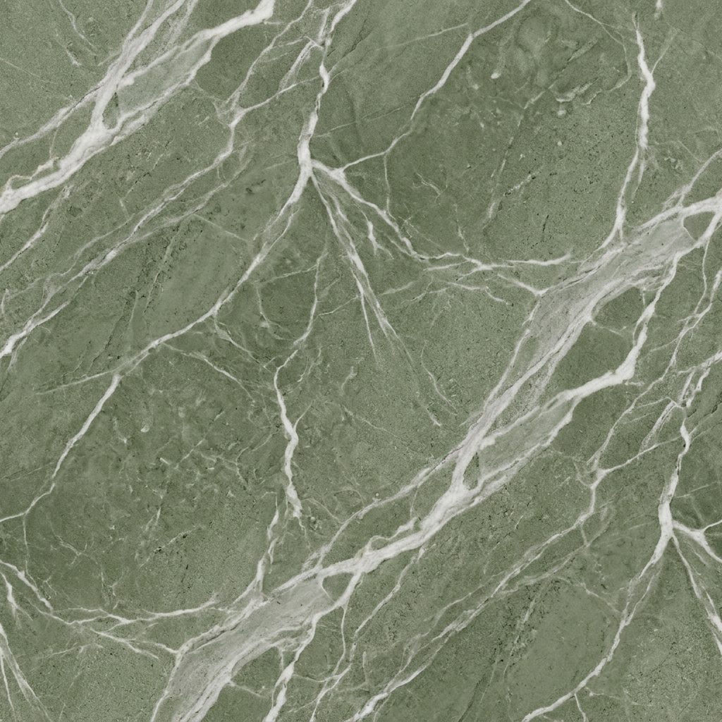 Green Marble Texture With White Veining