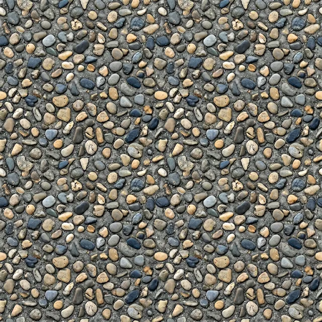 Seamless Pebble Stone Texture Pattern