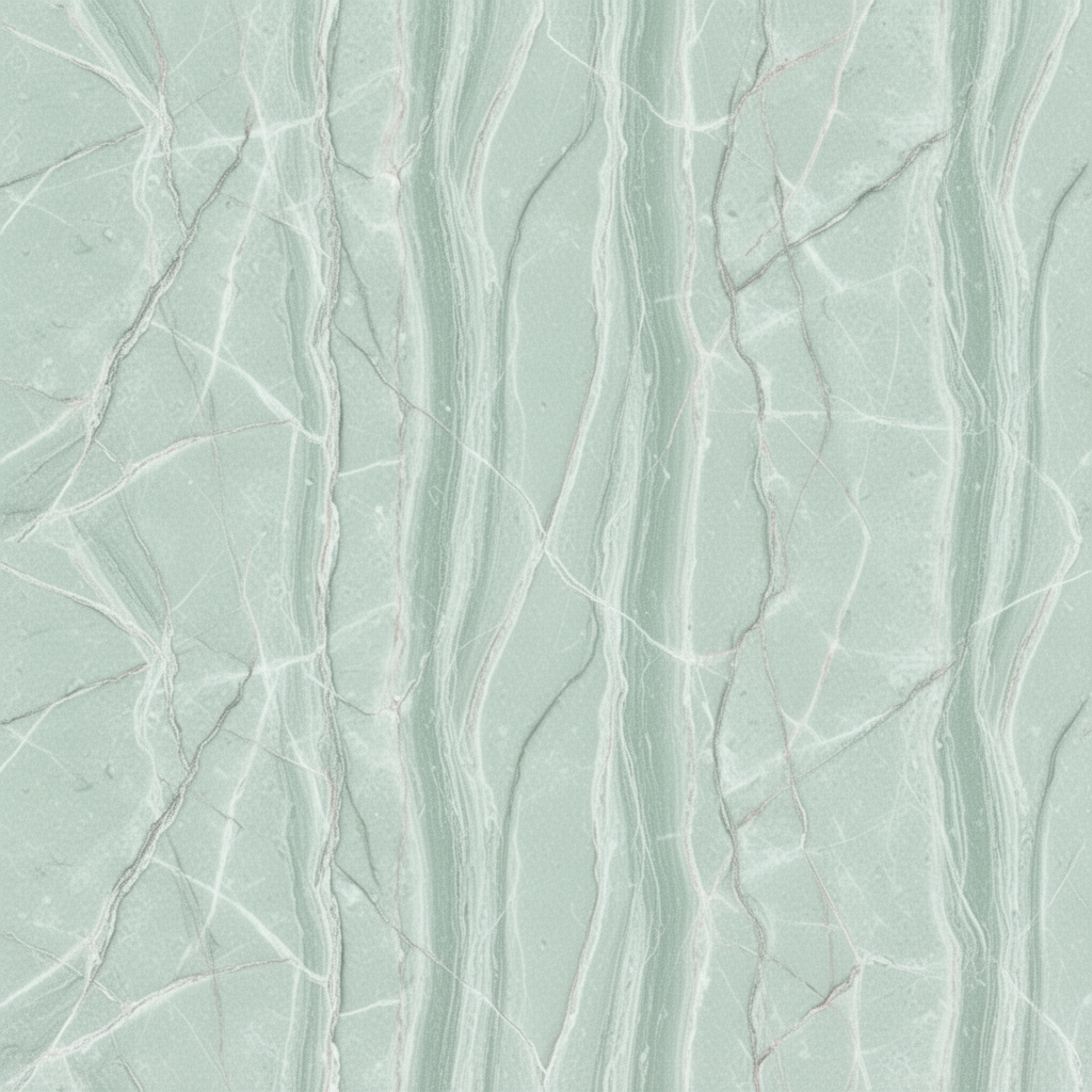 Seamless Light Green Marble Texture With Veined Patterns