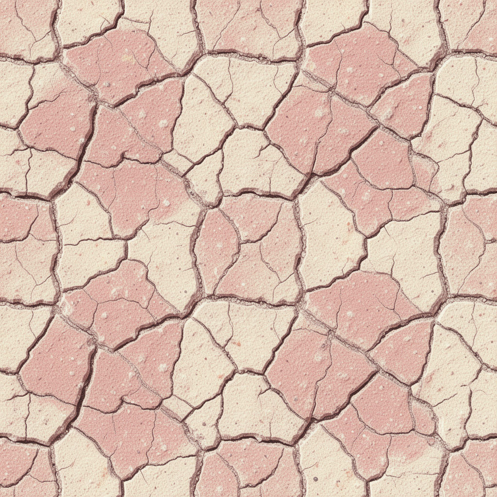 Seamless Cracked Earth Texture Pattern