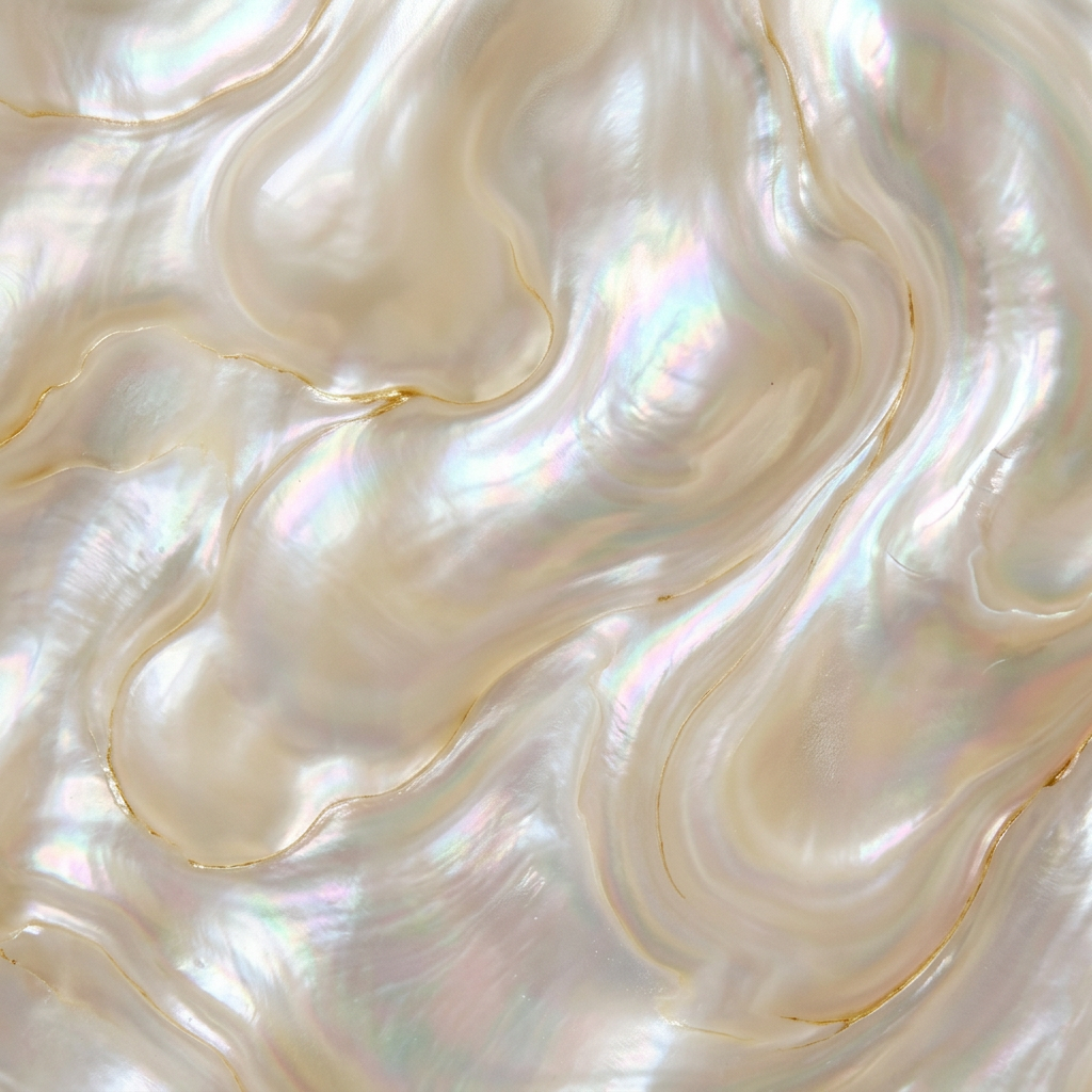 Iridescent Mother of Pearl Liquid Wave Texture