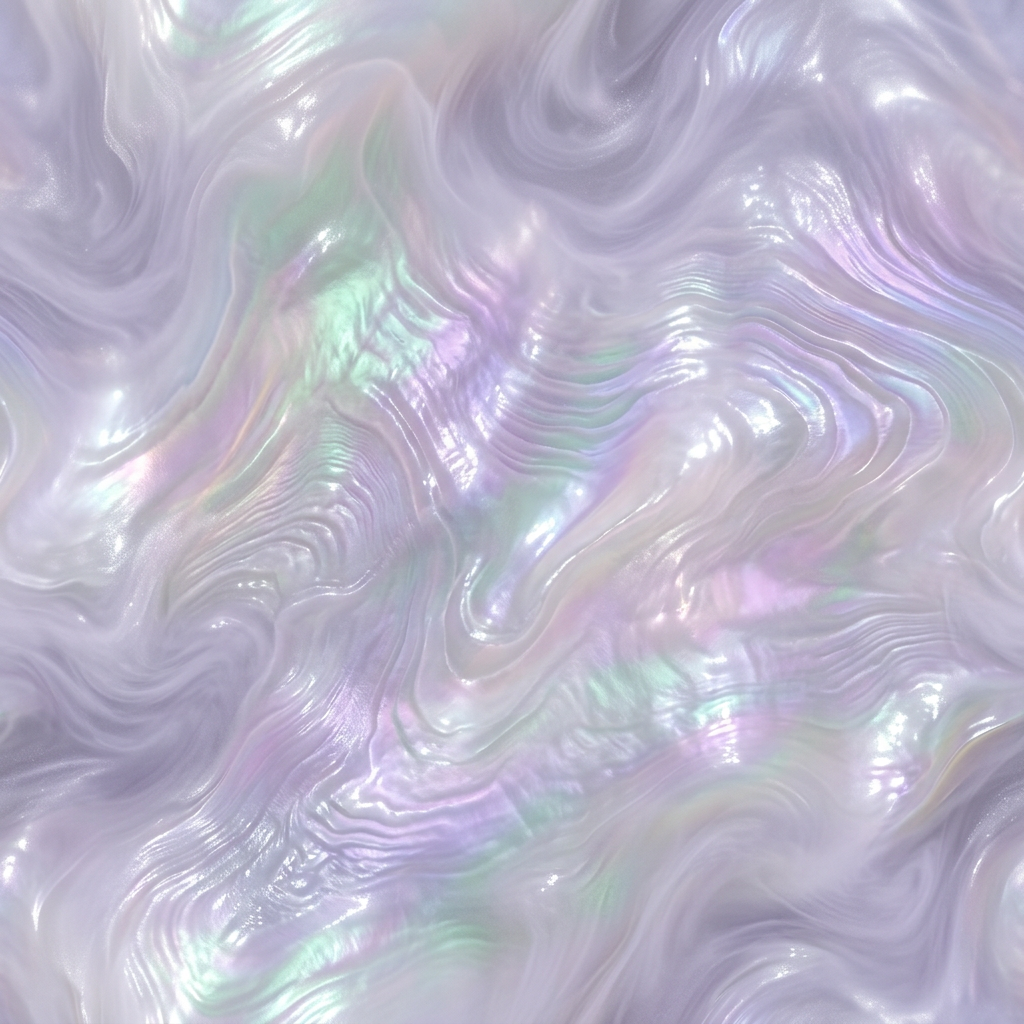 Iridescent Swirling Pearl Texture Surface Pattern