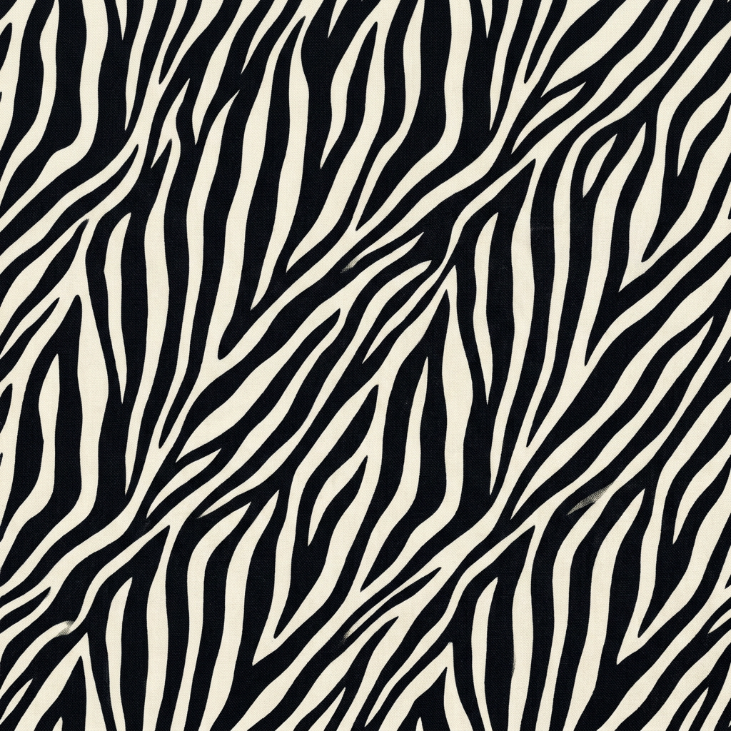 Seamless Zebra Animal Print Pattern