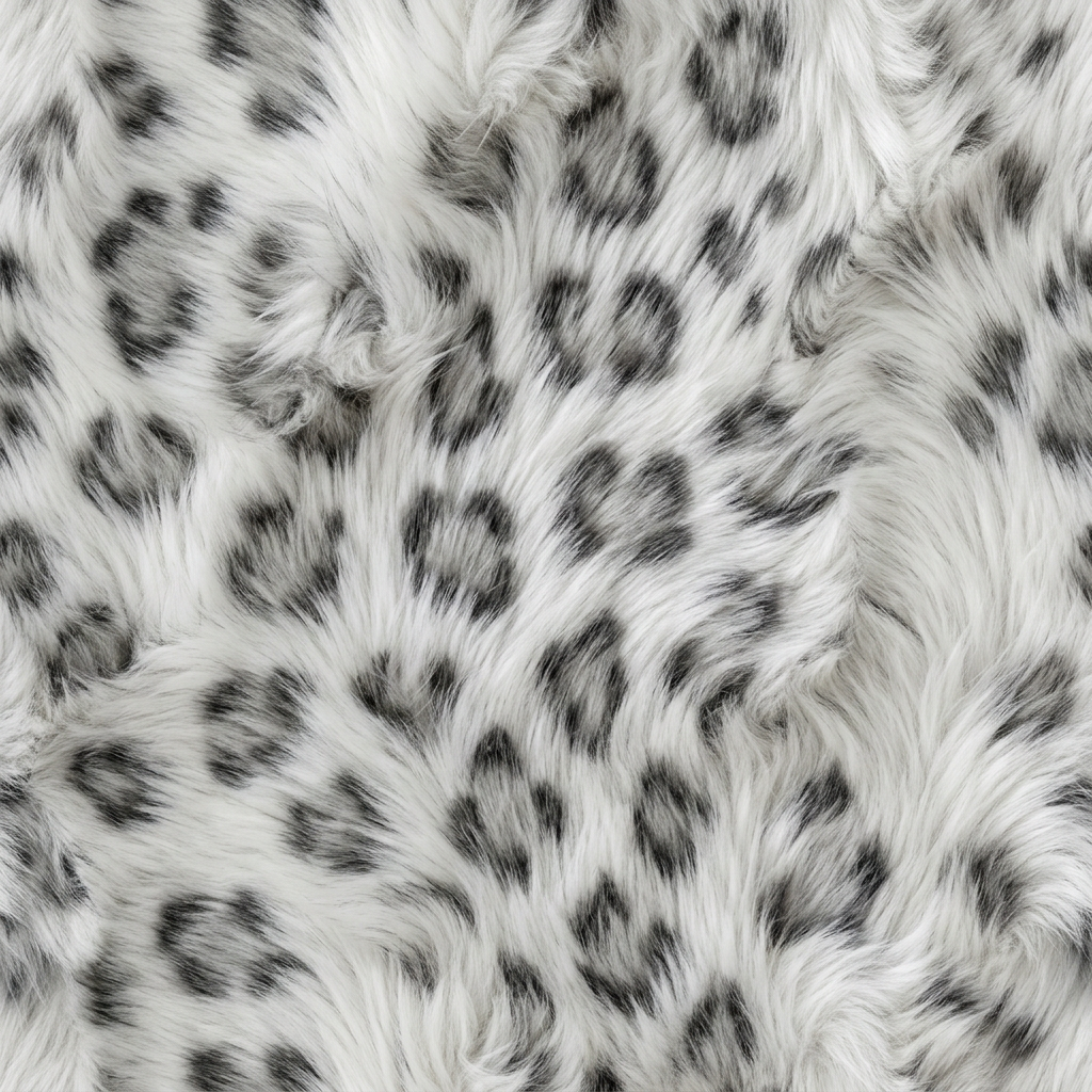 Snow Leopard Fur Pattern Texture