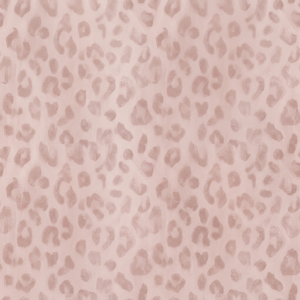 Seamless Leopard Print Pattern With Dusty Pink Texture