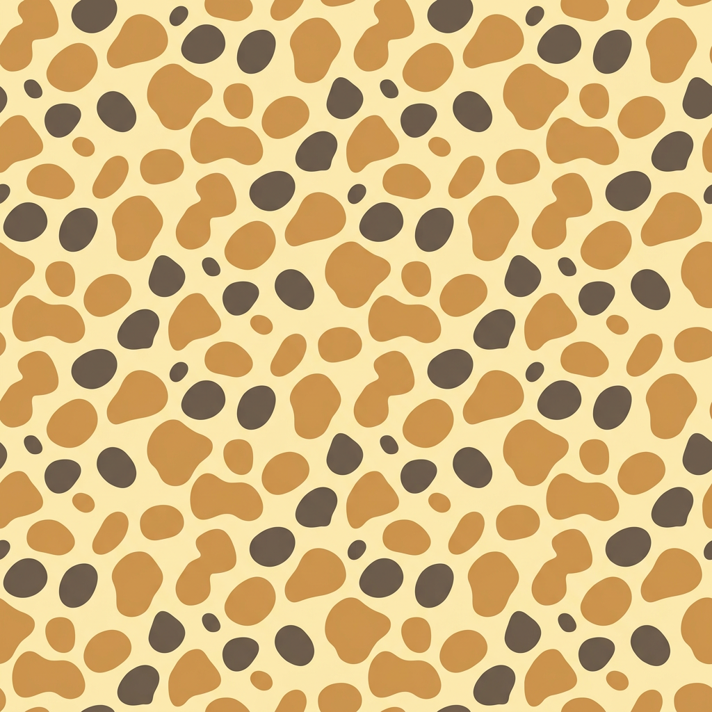 Seamless Organic Spotted Pattern