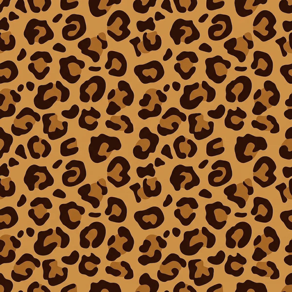 Laser cut and engrave Leopard Print Seamless Pattern With Repetitive Spots