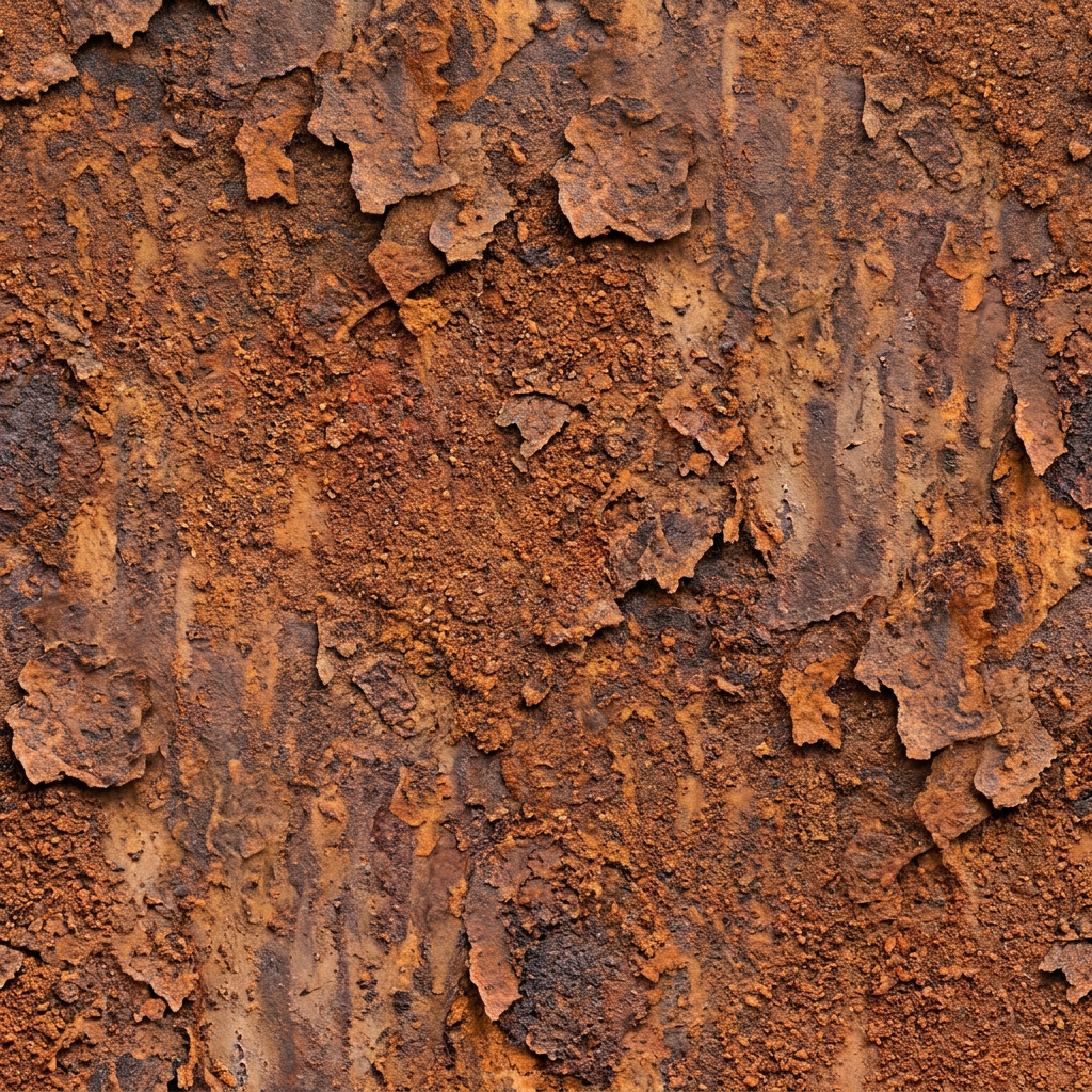 Seamless Texture of Corroded Rusted Metal Surface