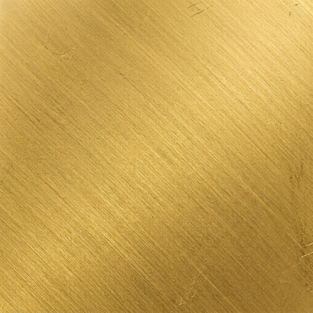Brushed Gold Metallic Texture Surface