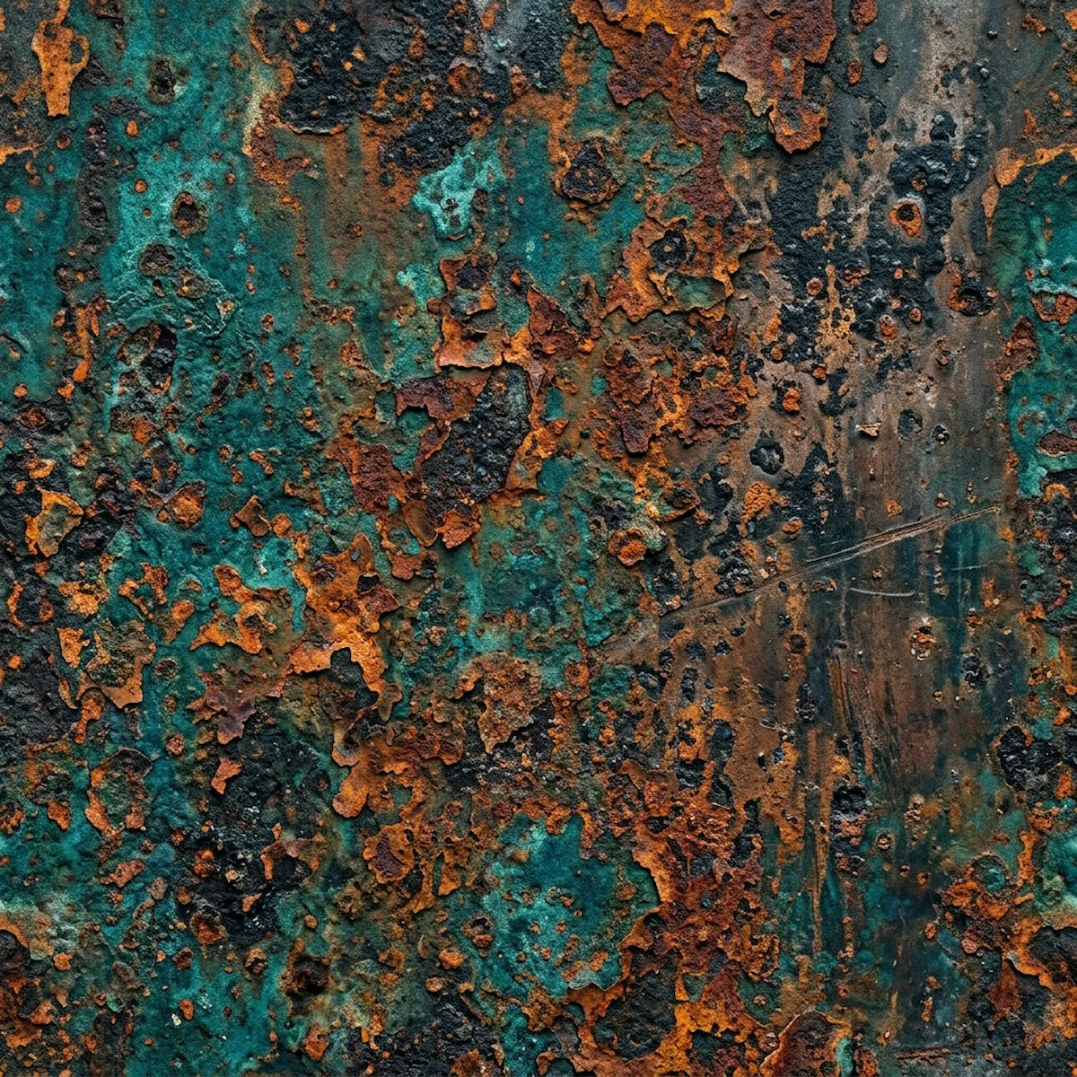 Laser cut and engrave Distressed Oxidized Metal Texture With Rust And Patina