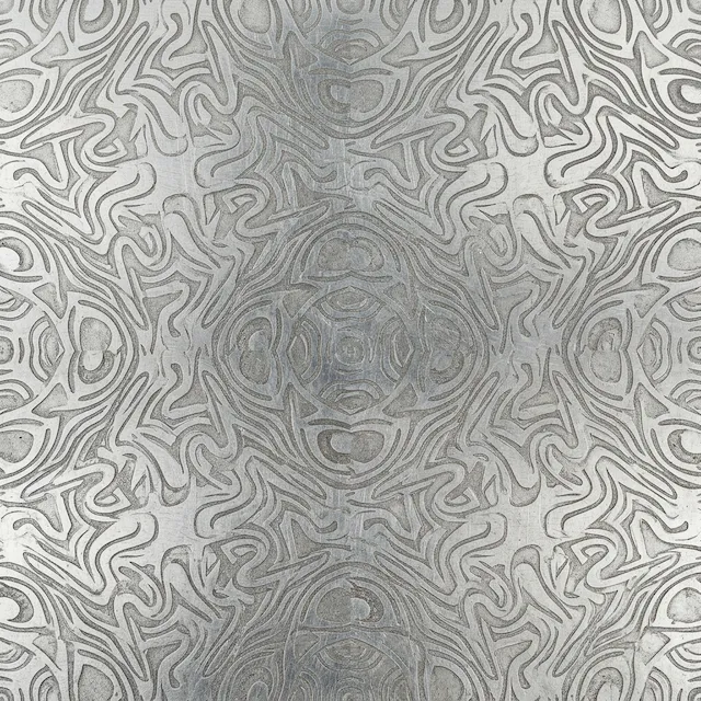 Abstract Swirling Geometric Pattern With Intricate Symmetry