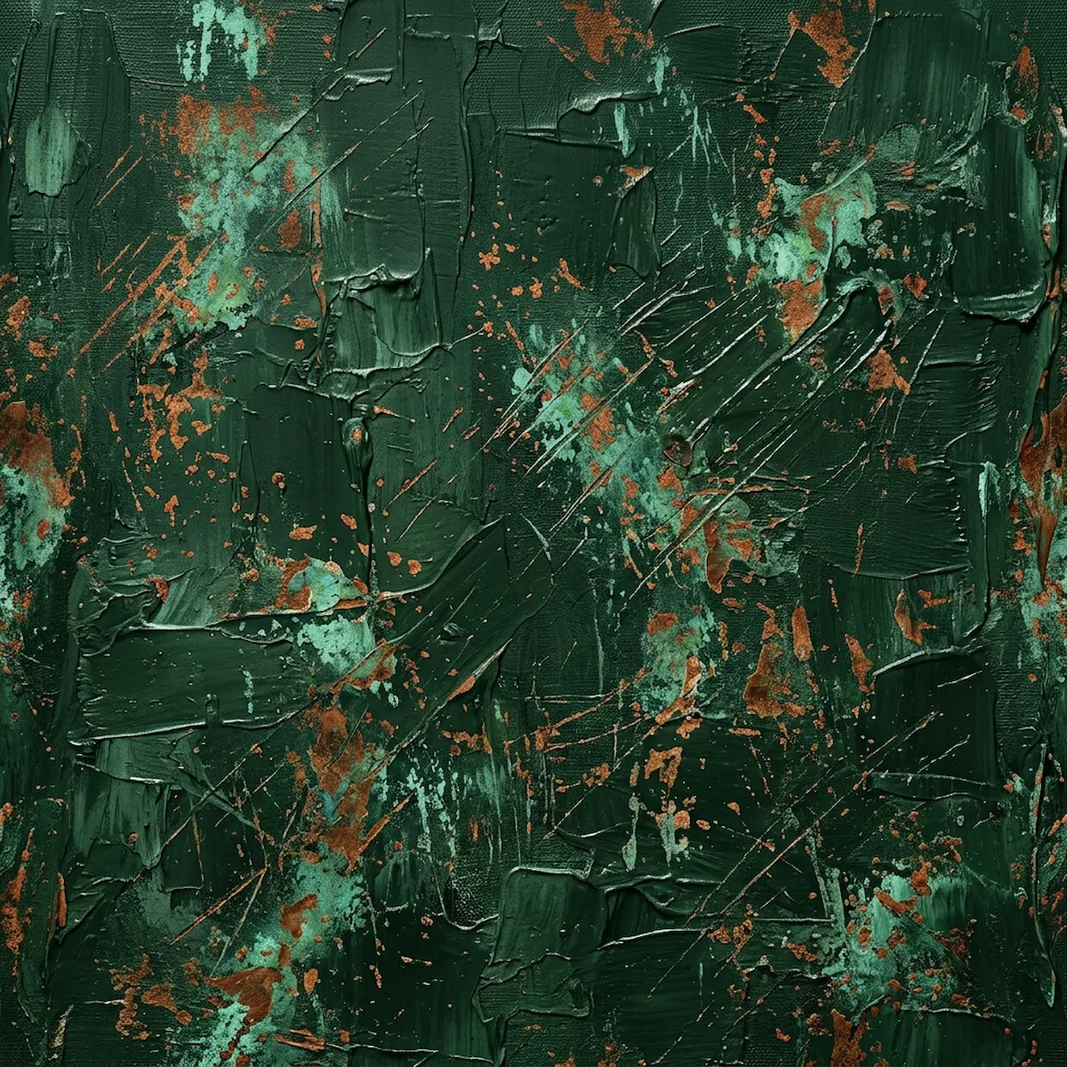 Laser cut and engrave Dark Green And Copper Metallic Textured Abstract Background