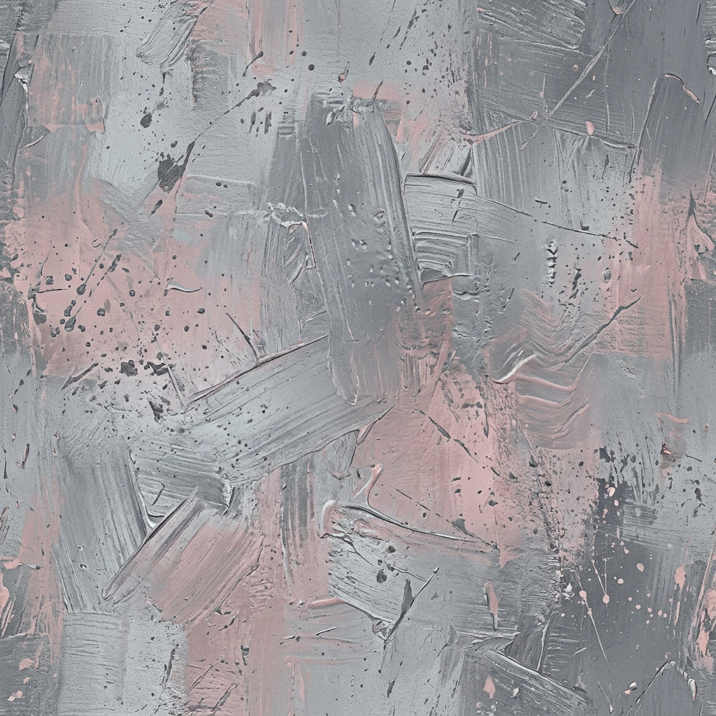 Abstract Painted Texture With Brush Strokes and Splatter