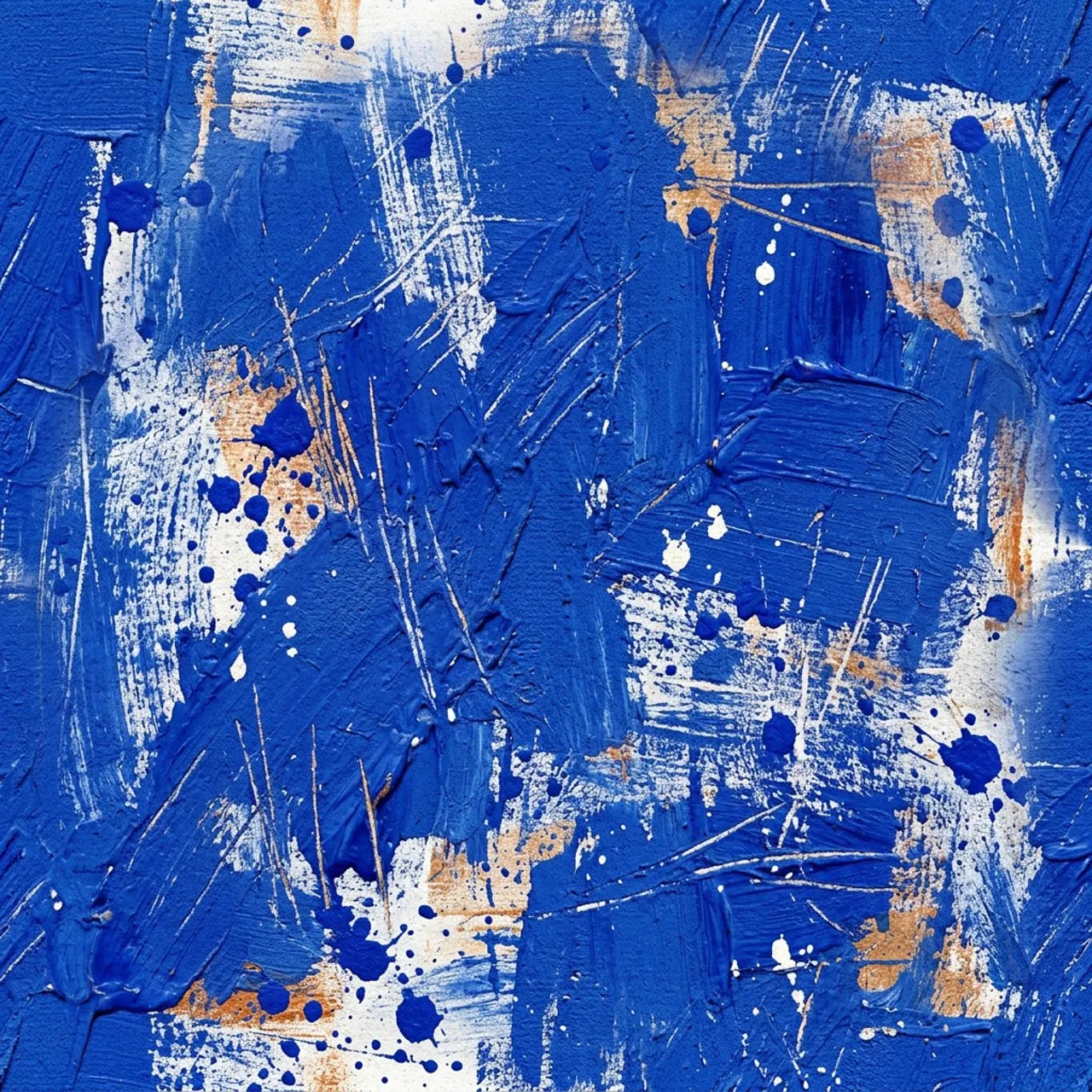 Laser cut and engrave Abstract Blue Paint Stroke Texture With Splatter