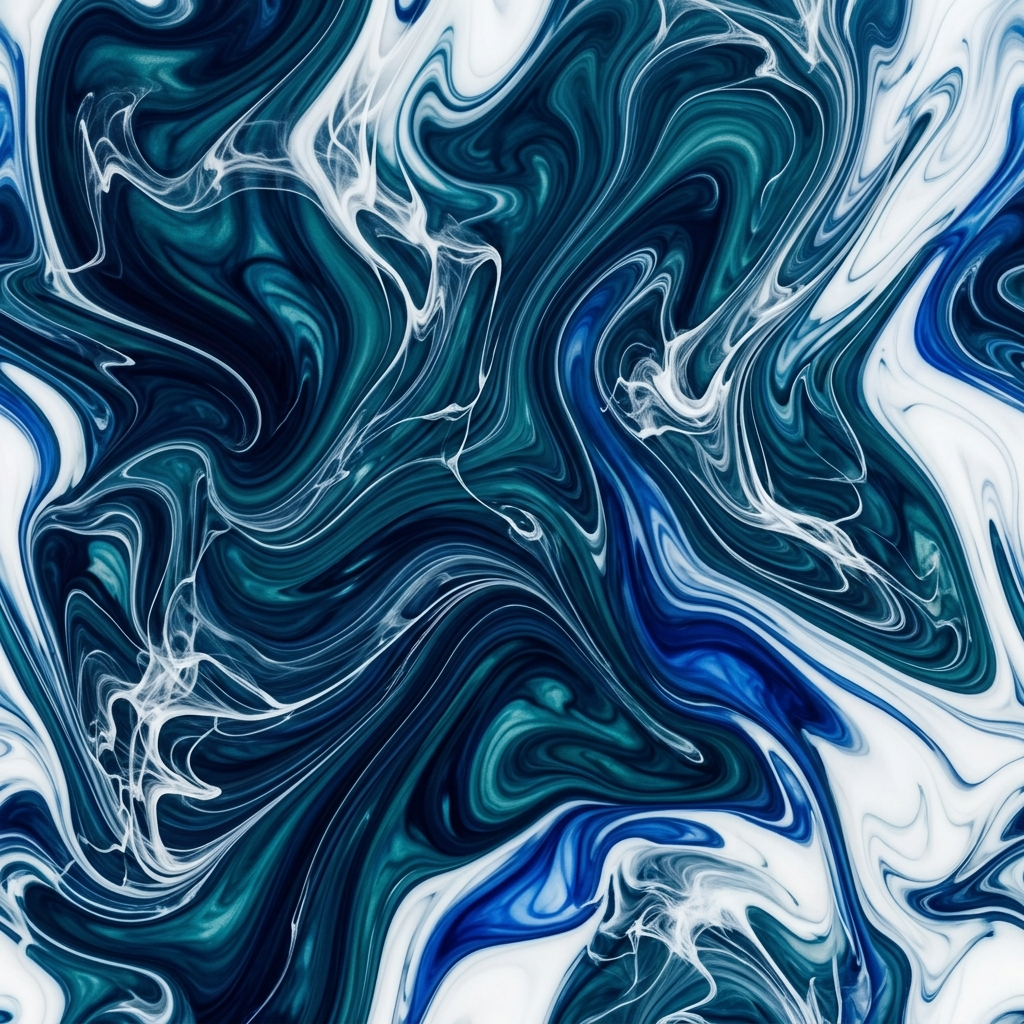 Fluid Marble Swirl Abstract Pattern