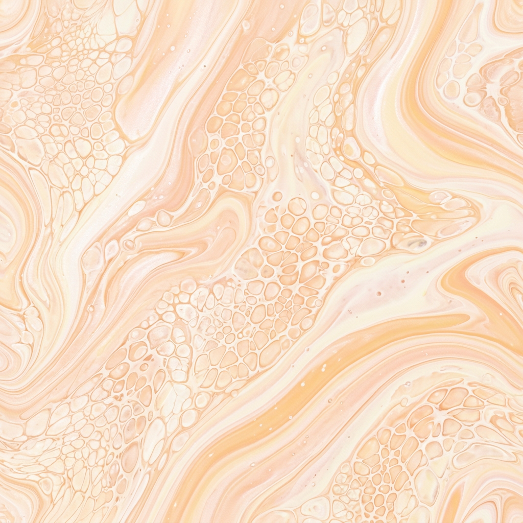 Abstract Fluid Swirl Pattern With Cellular Texture