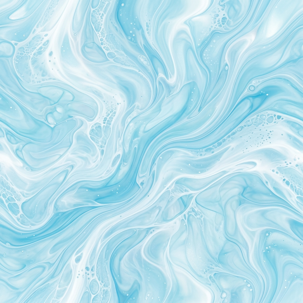 Abstract Blue Swirl Marble Texture Pattern