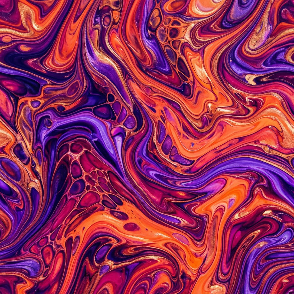Abstract Fluid Swirls And Marble Texture Pattern