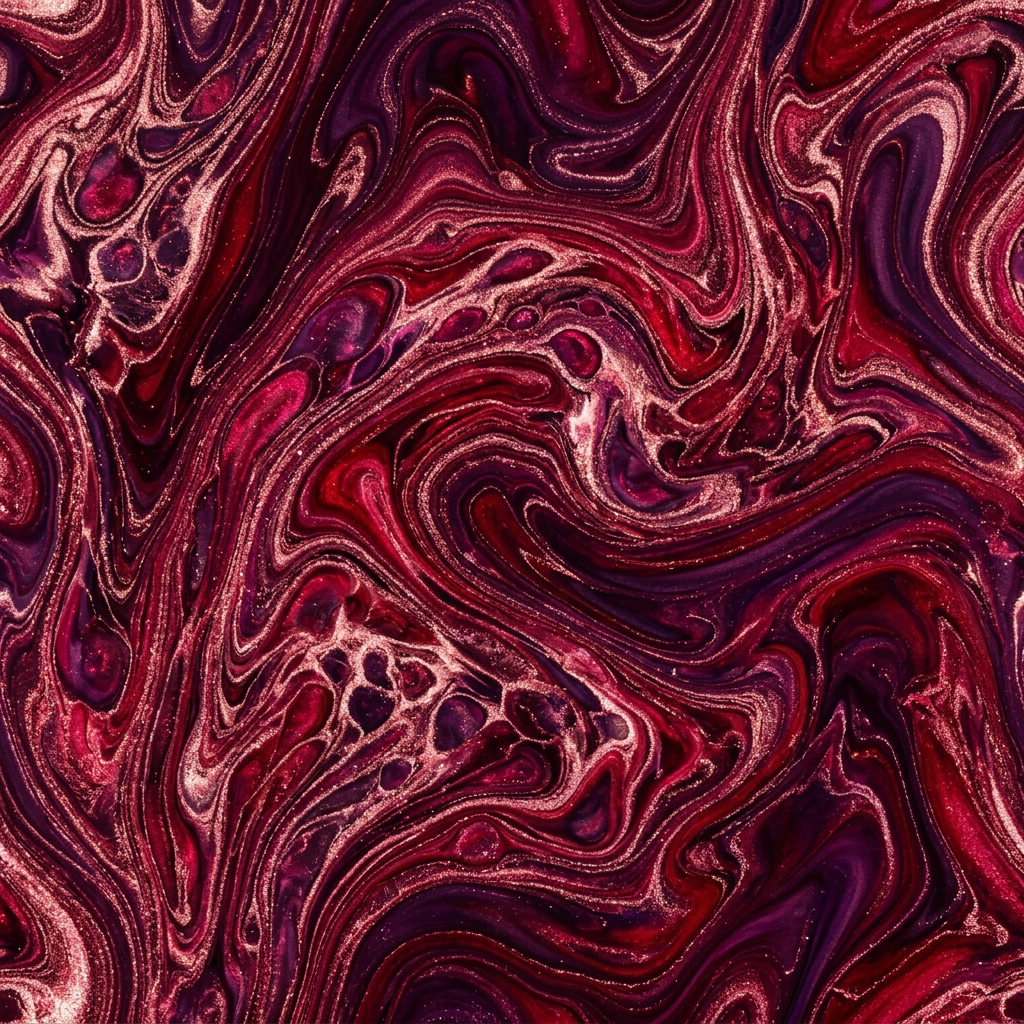 Abstract Swirling Marble Texture With Glitter Accents