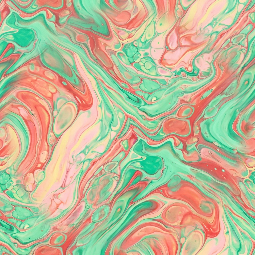 Abstract Fluid Marble Swirl Pattern