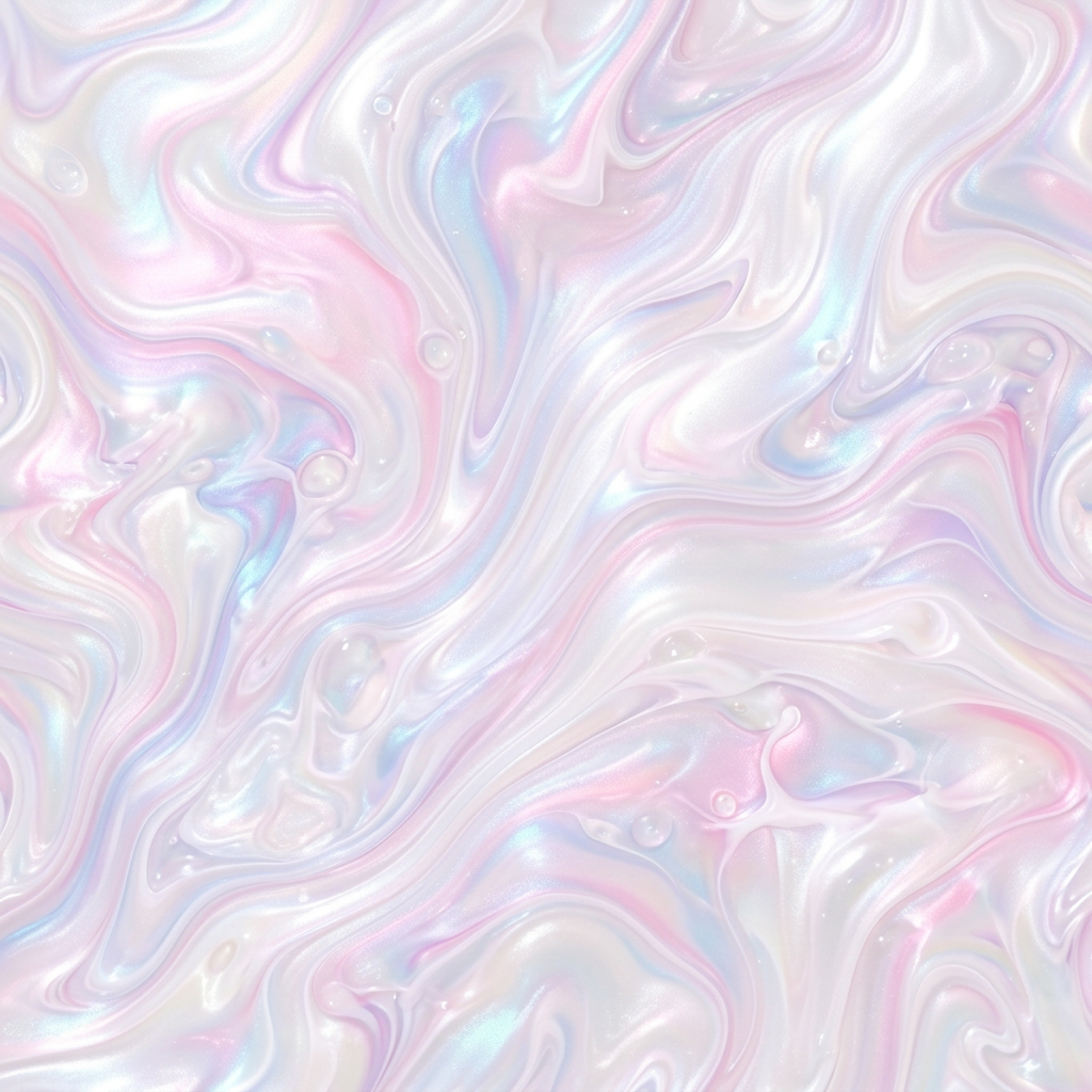 Iridescent Pastel Liquid Swirl Abstract Texture