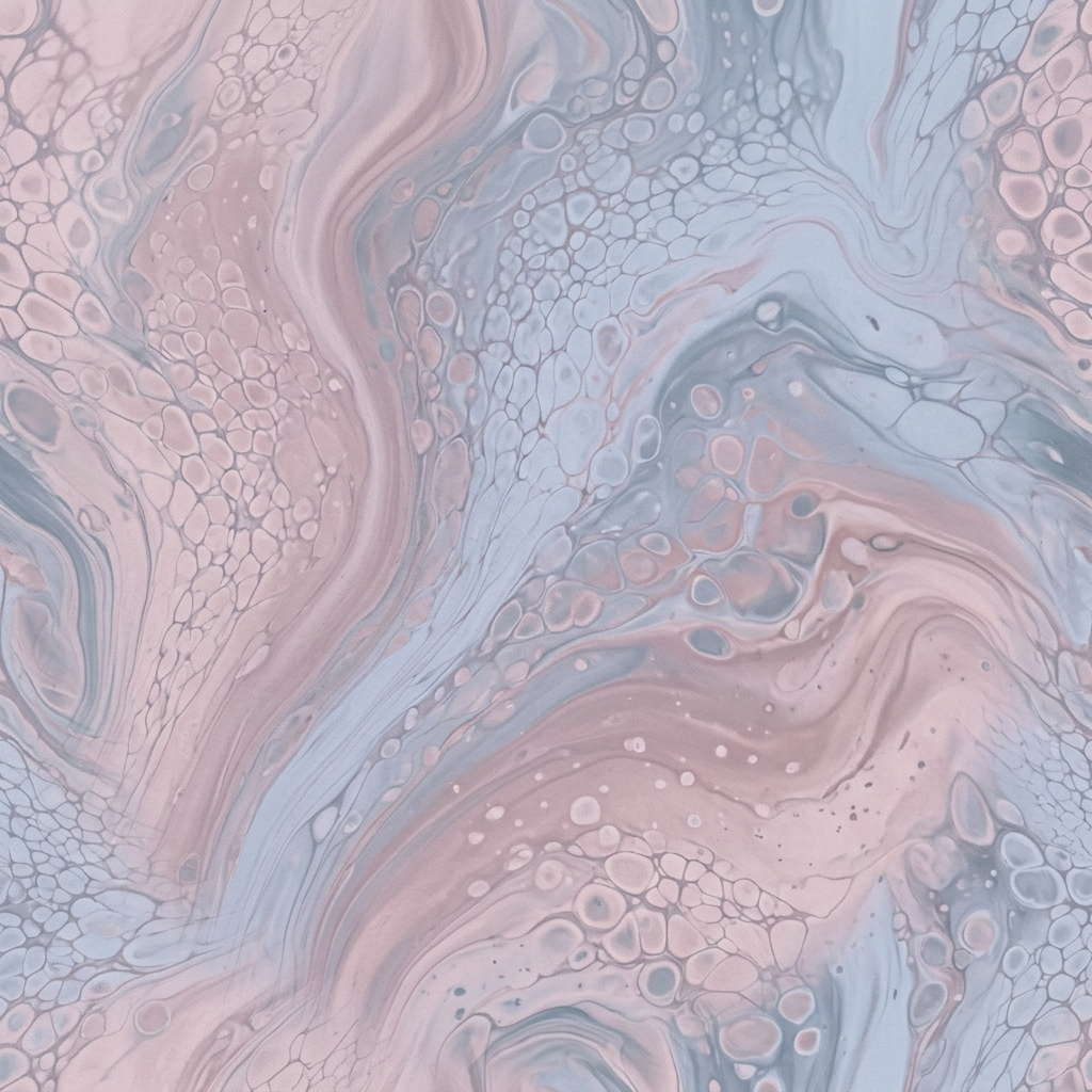 Abstract Fluid Paint Pour Texture With Swirling Organic Patterns