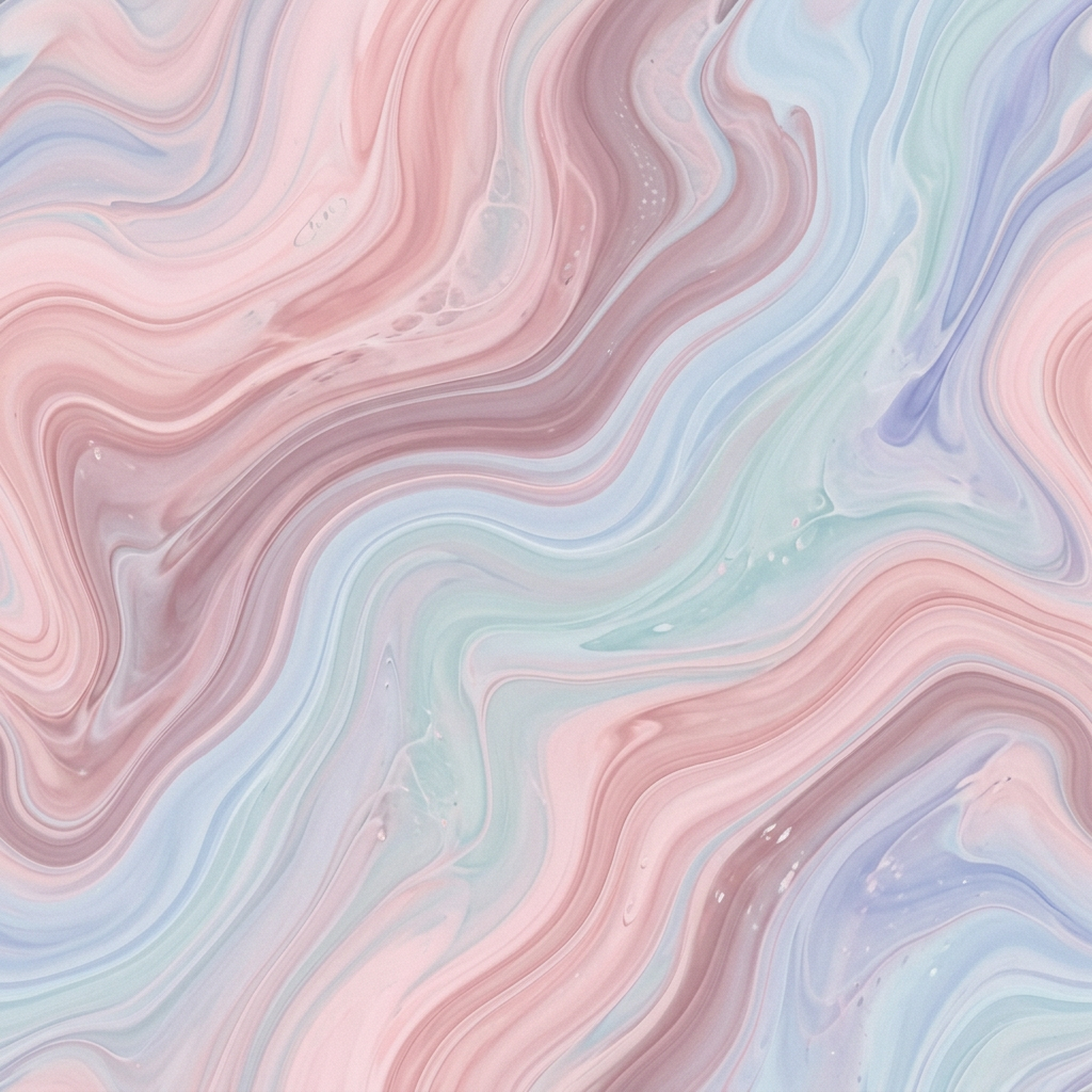 Pastel Swirl Marble Pattern With Fluid Liquid Texture