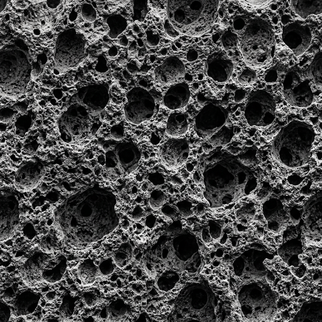 Porous Volcanic Rock Texture Surface Pattern