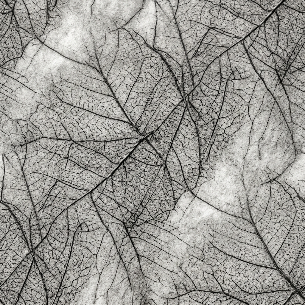 Seamless Leaf Skeleton Vein Texture Pattern