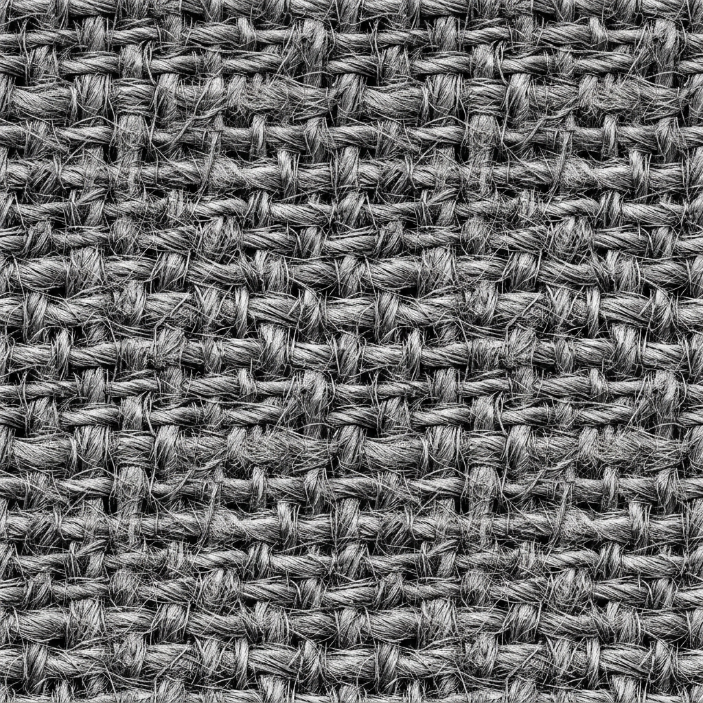 Seamless Woven Fabric Texture With Crosshatch Pattern