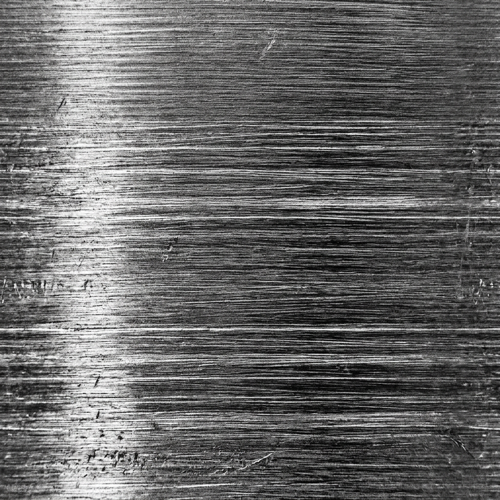 Brushed Metallic Texture With Linear Scratches