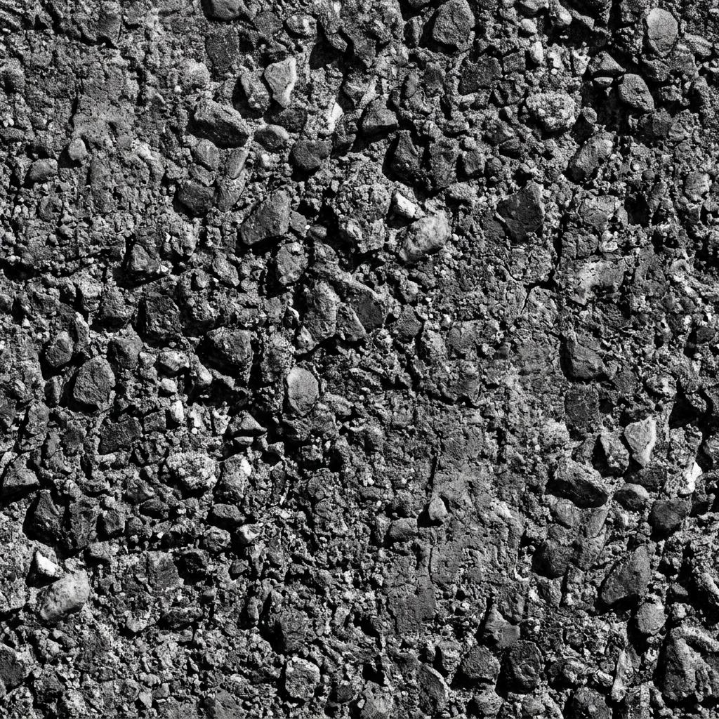 Rough Gravel and Stone Textured Surface
