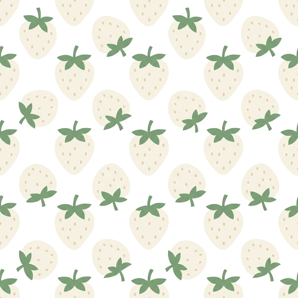 Seamless Pattern With Repeating Strawberry Motifs