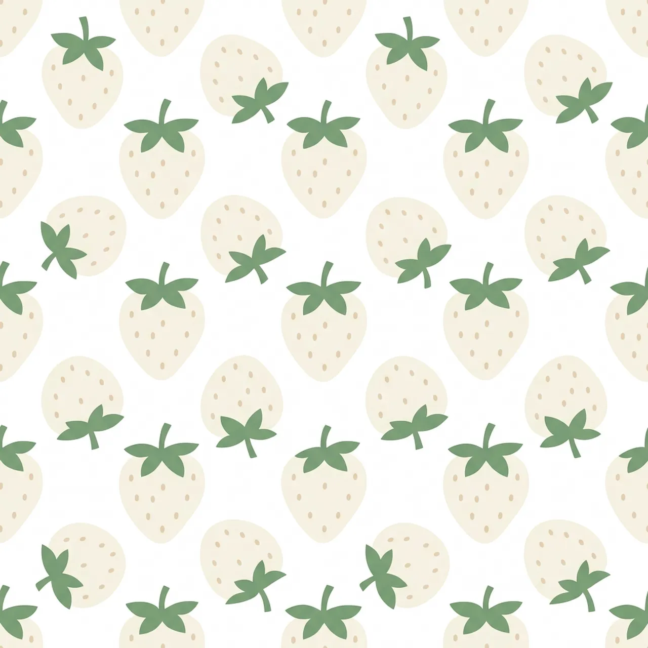 Laser cut and engrave Seamless Pattern With Repeating Strawberry Motifs