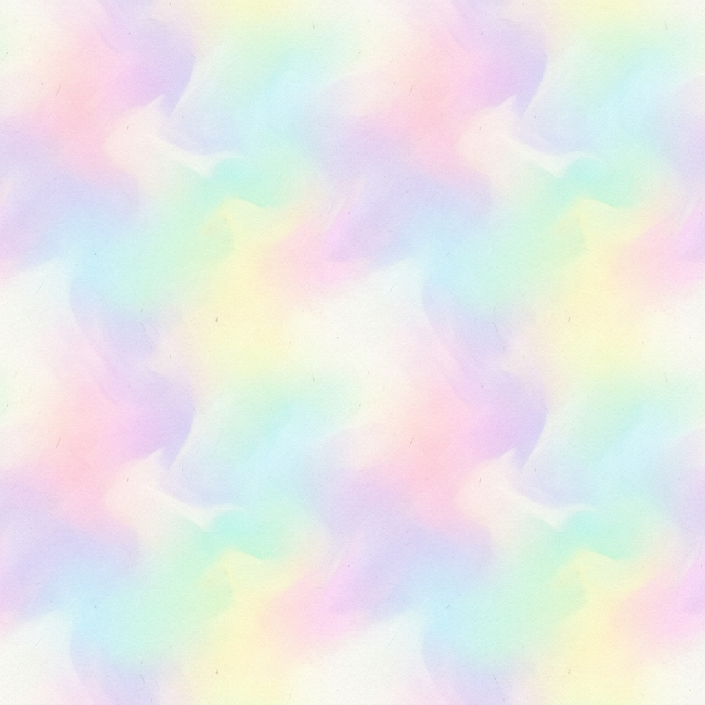 Seamless Pastel Rainbow Watercolor Gradient Background