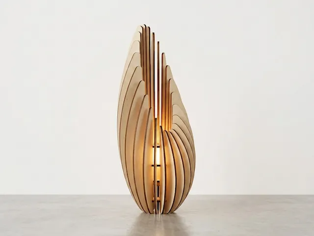 Parametric Flame Array Lampshade