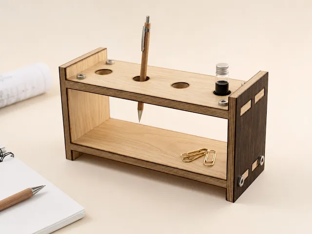 Parametric Desktop Tool Rack