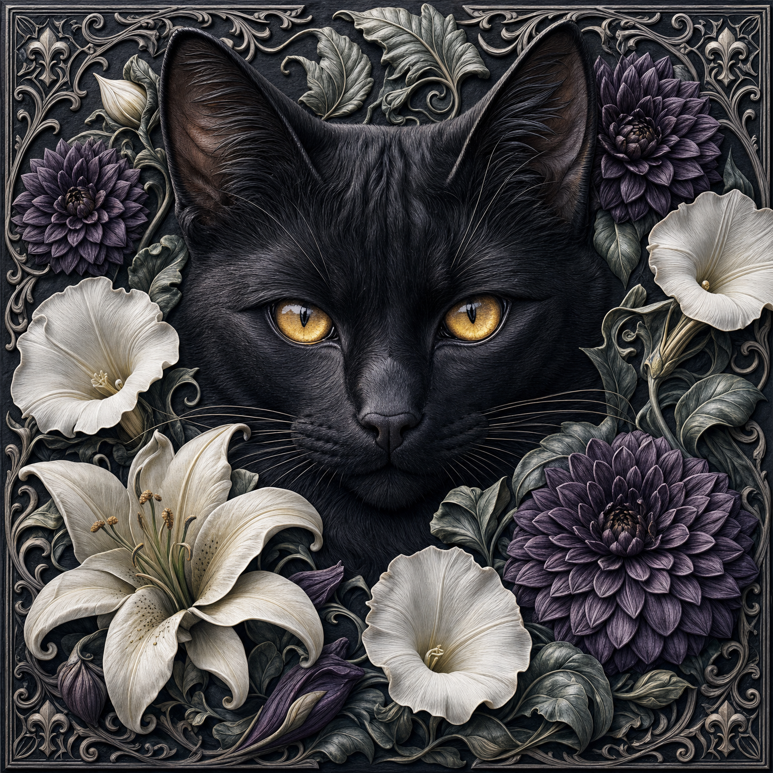 black-cat-lilies-nightflowers