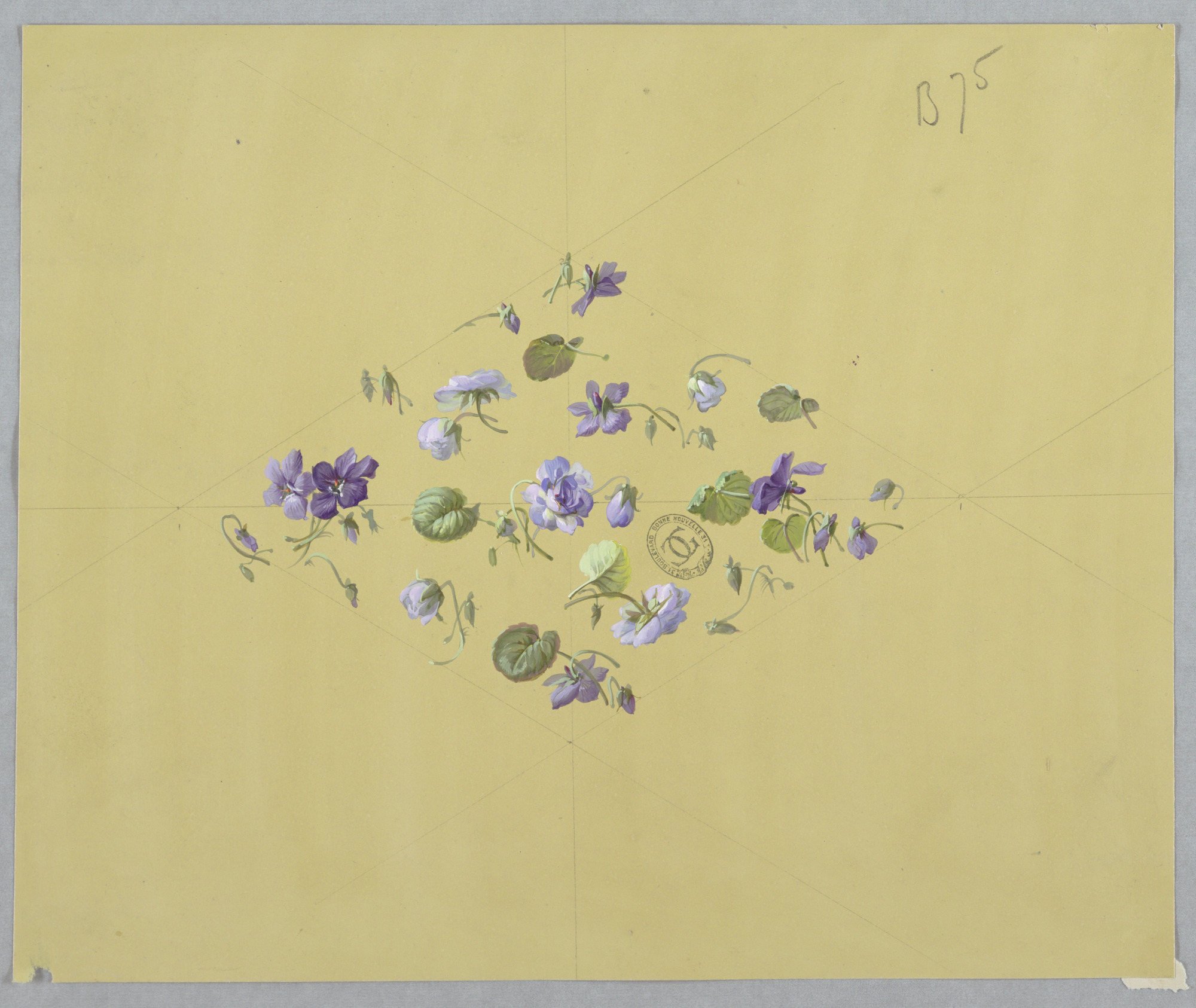 Unknown-Design_for_Wallpaper_and_Textiles_Flowers-chndm_1968-107-74