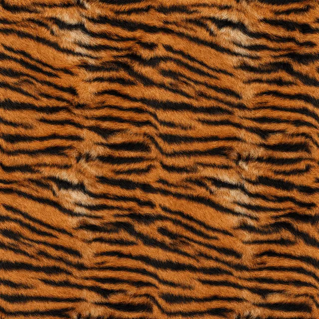 Seamless Tiger Fur Pattern