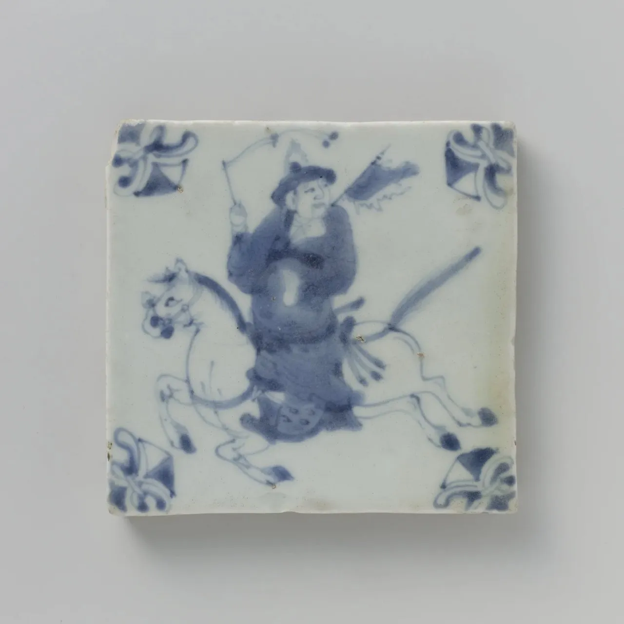 Laser cut and engrave anonymous-Tegel_met_een_krijger_te_paard-AK-RBK-1976-58-C